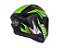 CAPACETE ASX DRAKEN VECTOR BRILHO PRETO/VERDE/BRANCO - Imagem 2