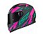 CAPACETE LS2 FF358 DRAZE GREY/GREEN/PINK - Imagem 1