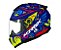 CAPACETE NORISK FAB RAZOR CIRCUS BLUE/ HV YELLOW - Imagem 1