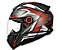 CAPACETE NORISK FAB RAZOR SHARP BLACK/RED - Imagem 1