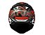 CAPACETE NORISK FAB RAZOR SHARP BLACK/RED - Imagem 2