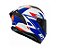 CAPACETE MT HELMETS STINGER 2 ZIVZE E7 GLOSS AZUL/BRANCO - Imagem 2