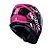 CAPACETE NORISK FF302 TOKYO BLK/ROSA - Imagem 2