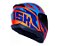 CAPACETE NORISK RAZOR CUTTING FLUO ORG/BLUE - Imagem 2