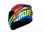 CAPACETE NORISK RAZOR CUTTING LT BLU/HV YLW/RED - Imagem 2