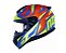 CAPACETE NORISK RAZOR CUTTING LT BLU/HV YLW/RED - Imagem 1