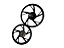 RODA ALUMINIO BIZ 125 05/21 KS/ES/BIZ 100 98/05/12/15/BIZ 110 5P.PRET FOSC TAMBOR(PE GALINHA) - Imagem 1