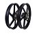 RODA ALUMINIO CG 125 00/08 6P PRETO FOSCO TAMBOR - Imagem 3