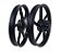 RODA ALUMINIO CG 125 00/08 6P PRETO FOSCO TAMBOR - Imagem 2