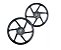RODA ALUMINIO CG 125 09/17 6P PRET TAMBOR C/ROLAMENTO - Imagem 1