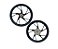 RODA ALUMINIO CG 150 04/13 ESD FREIO DISCO 5P PRET - Imagem 1