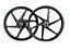 RODA ALUMINIO CG 160/CG 150 14/15 6P PRET FOSCO DISCO - Imagem 1