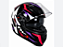 CAPACETE FW3 GTX STAR PRET BRILHANTE LILAS/ROSA - Imagem 2