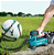 COMPRESSOR AR PORTATIL A BATERIA DMP180Z 18V - Imagem 2