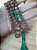 Japamala 108 Contas Rudraksha e Quartzo Verde: Exclusivo e Artesanal-Terço Budista-Meditação, Espiritualidade - Imagem 4