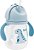 Copo Com Canudo Silicone Azul - Imagem 4