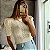 Blusa Tricot Manguinha Ombro Princesa - Imagem 1