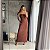 Vestido Longo TQC Tricot Marrom - Imagem 1