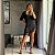 Blusa Malha 3/4 Seda Renda Assimétrica - Imagem 1