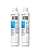 KIT 2 Filtro De Água Compatível Refrigerador Samsung Da29 00020b Haf-cin/exp - Imagem 1