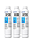 KIT 3 Filtro De Água Compatível Refrigerador Samsung Da29 00020b Haf-cin/exp - Imagem 1