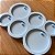 Molde Silicone 6 Bolinhas C Furo 3 4 5cm M82 Resina - Imagem 2