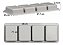 Molde Forma Silicone Sabonete Retangular 4 Cav F12 - Imagem 1