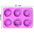 Molde Forma Silicone Sabonete Redondo Abelha Mel Vela F107 - Imagem 4