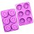 Molde Forma Silicone Sabonete Redondo Abelha Mel Vela F107 - Imagem 1