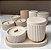 Kit 3 Molde Silicone Bandeja Oval Pote Riscado 060 Cimento - Imagem 1