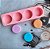 Molde Forma Silicone Sabonete Redondo 4 Cav F11 - Imagem 4