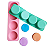 Molde Forma Silicone Sabonete Redondo 4 Cav F11 - Imagem 5