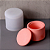 Molde Silicone Pote Pequeno C/ Tampa Liso M526 - Imagem 2