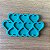 Molde Silicone Coração 4cm Resina 10 Cav M81 - Imagem 2