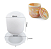 Molde Silicone Pote C Tampa Liso M516 Gesso - Imagem 2