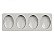 Molde Forma Silicone Sabonete Oval 4 Cavidades F10 - Imagem 4