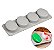 Molde Forma Silicone Sabonete Oval 4 Cavidades F10 - Imagem 2