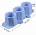 Molde Silicone 3 Vasos Forma Pote Vela Suculenta F21 - Imagem 4