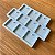 Molde Silicone Quadrado 4x4 10 Cav Resina Tag M12 - Imagem 4
