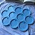 Molde Silicone Redondo C Furo 5cm M35 10 Cav Resina - Imagem 3