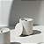 Kit 2 Molde Silicone Pote C Tampa Liso + Riscado Gesso R5 - Imagem 2
