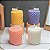 Molde Silicone Vela Cilindro Bolinhas Casa Decoração M21 - Imagem 5