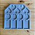 Molde Silicone 13 Tags Variadas Resina M46 Colar Decoração - Imagem 4