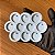Kit 3 Molde Silicone 3 4 5cm C Furo Resina 30 Cavidade R4 - Imagem 2