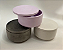 Molde Silicone Pote Baixo C/ Tampa Liso Vela Gesso M518 - Imagem 3