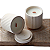Molde Silicone Pote Tampa Riscado M517 Gesso Cimento Resina - Imagem 1