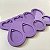 Molde Silicone 8 Pingente Resina 3mm Brinco Acessório A6 - Imagem 3