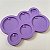 Molde Silicone 6 Bolinha 2 3 E 4cm Resina 3mm Pingente A10 - Imagem 3
