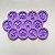 Molde Silicone Signo 3cm Resina 3mm Pingente Acessório A13 - Imagem 3