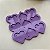 Molde Silicone 9 Coração 3cm Resina 3mm Pingente Brinco A5 - Imagem 3